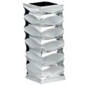 Silver square vase