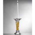 Candleholder mosaic gold