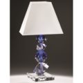 Colored crystal lamp
