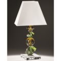 Colored crystal lamp