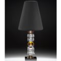 Colored crystal lamp