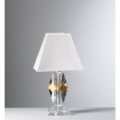 Decorated crystal lamp