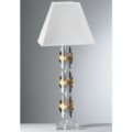 Lampada in cristallo decorato