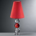 Lampada in cristallo multicolor