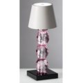 Pink crystal led lamp