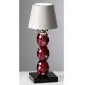Red crystal led lamp