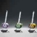 Crystal pen holder