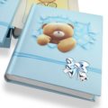Baby photo album ribbon