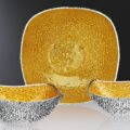Bowl pebbles gold