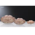 Bowl cloverleaf pearly powder