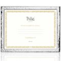 Graduation scroll frame