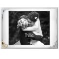 Photoframe wedding rings