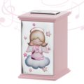 Piggy bank with musical box