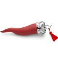 Red lucky horn with crown