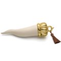 Cornetto tortora con corona