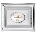 Frame with plate