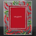 Glass photoframe chili peppers
