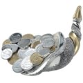 Horn of plenty with coins
