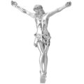 Silver coated crucifix