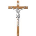 Silver coated crucifix