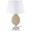 Dove grey pinecone lamp