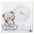 Table clock teddy bear