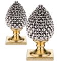Silver pine cone