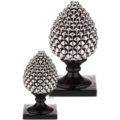 Silver pine cone