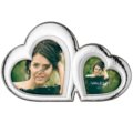 Heart shape double photoframe