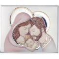 Holy family enameled