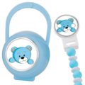 Rubber nipple brooch and case
