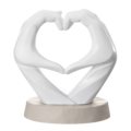 Sculpture heart hands