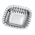 Squared silver bowl