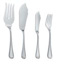 Fish complete cutlery set english style