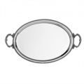 Silver tray with handles