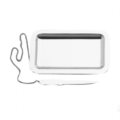 Silver letters tray