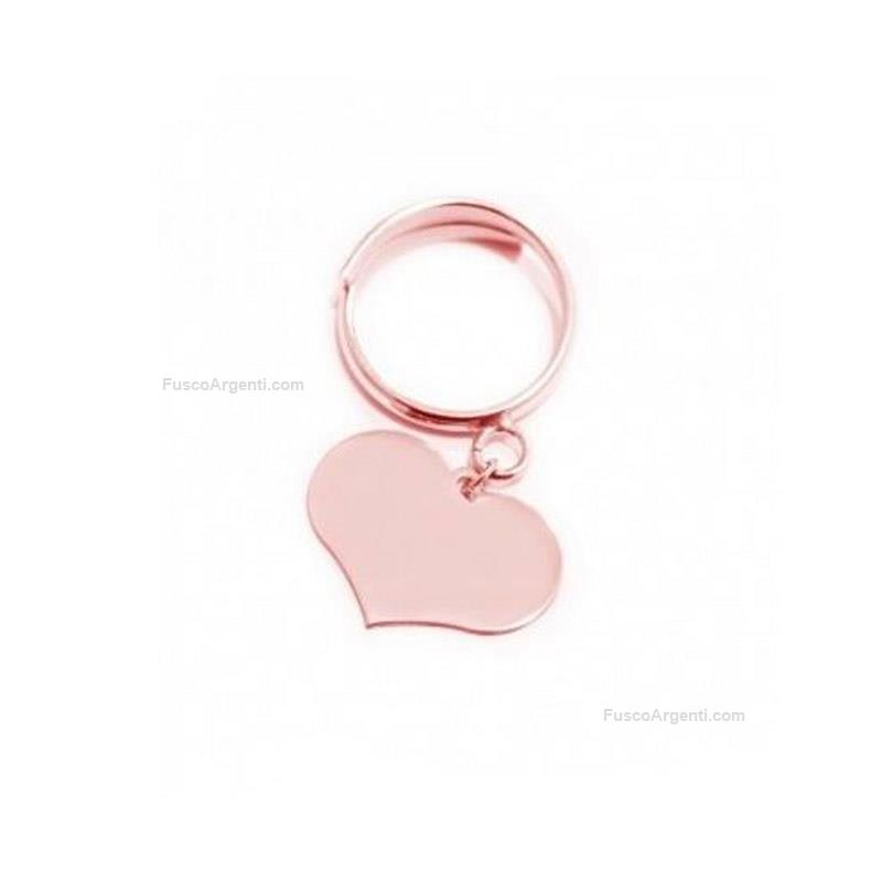 any-g ring with heart shape charm