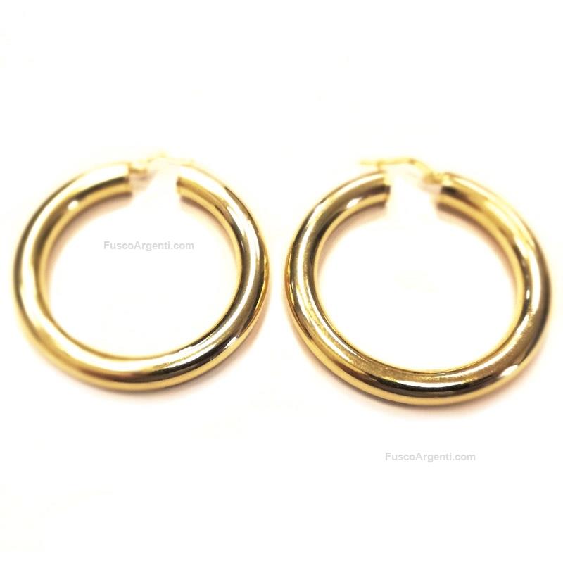 any-g silver circle earrings