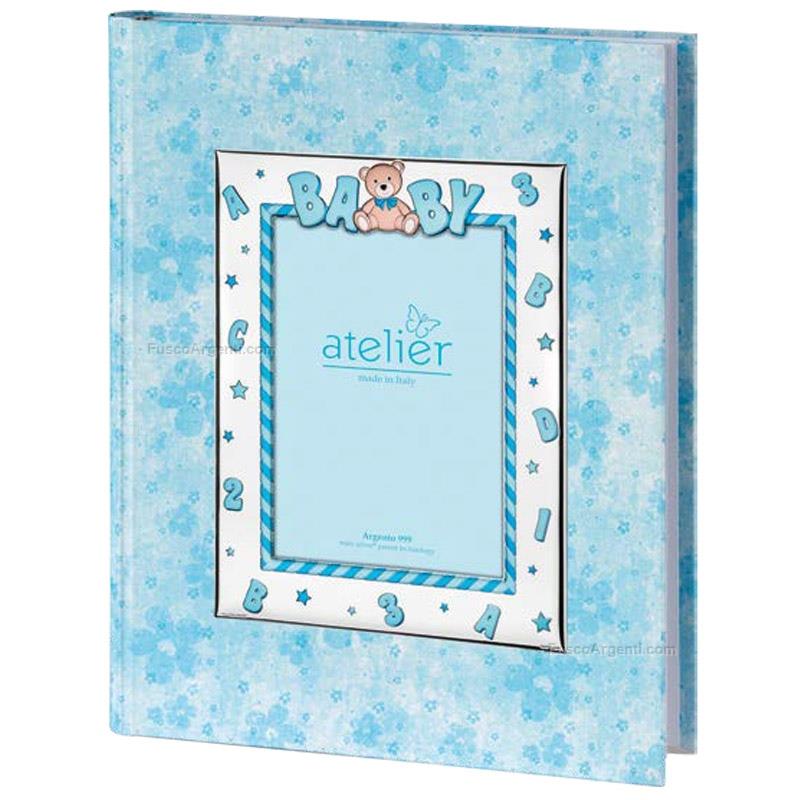 Album foto baby atelier cm 20x25 - celeste album porta foto