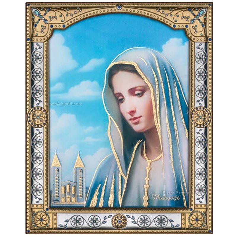 atelier our lady of medjugorje golden foil