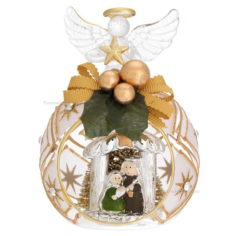 bagutta angel with nativity scene