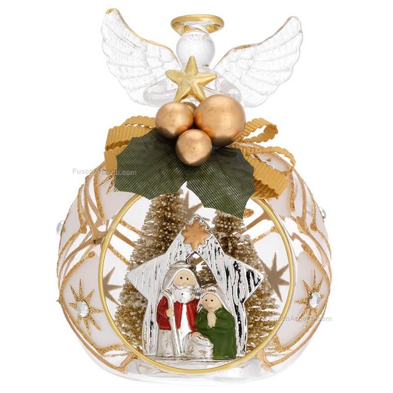 bagutta angel with nativity scene