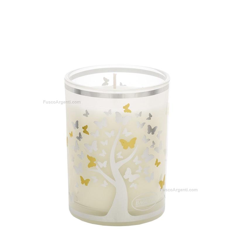 bagutta glass with scented candle