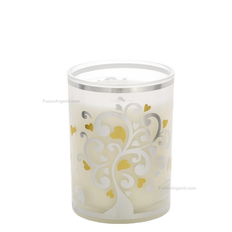 bagutta glass with scented candle