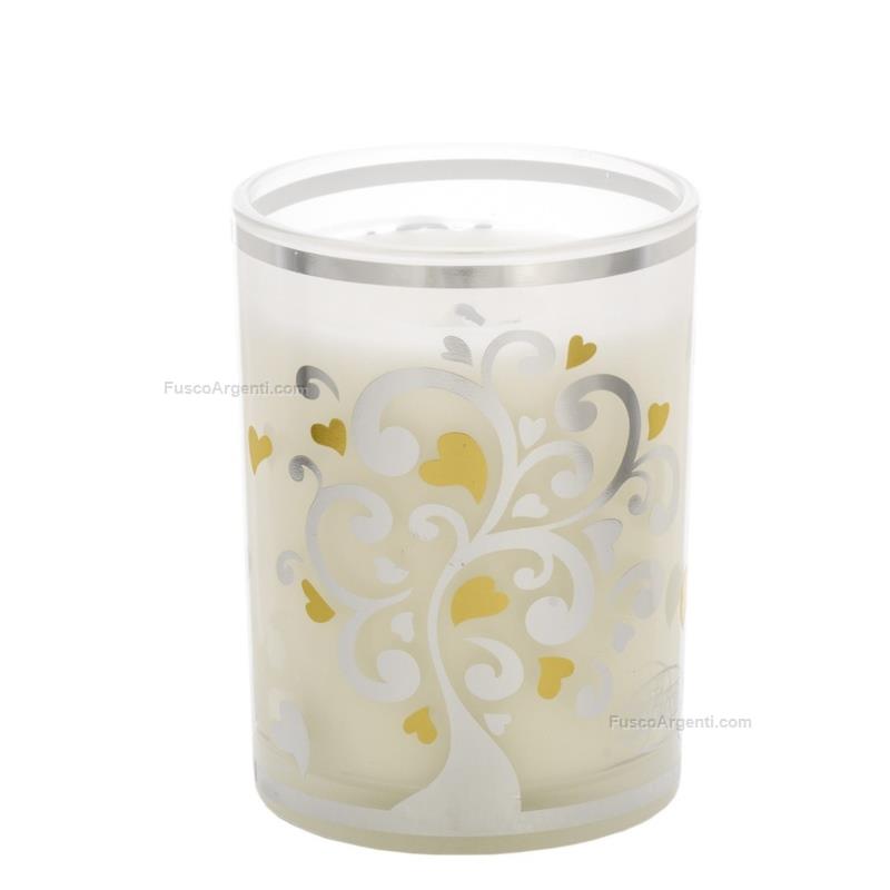 bagutta glass with scented candle