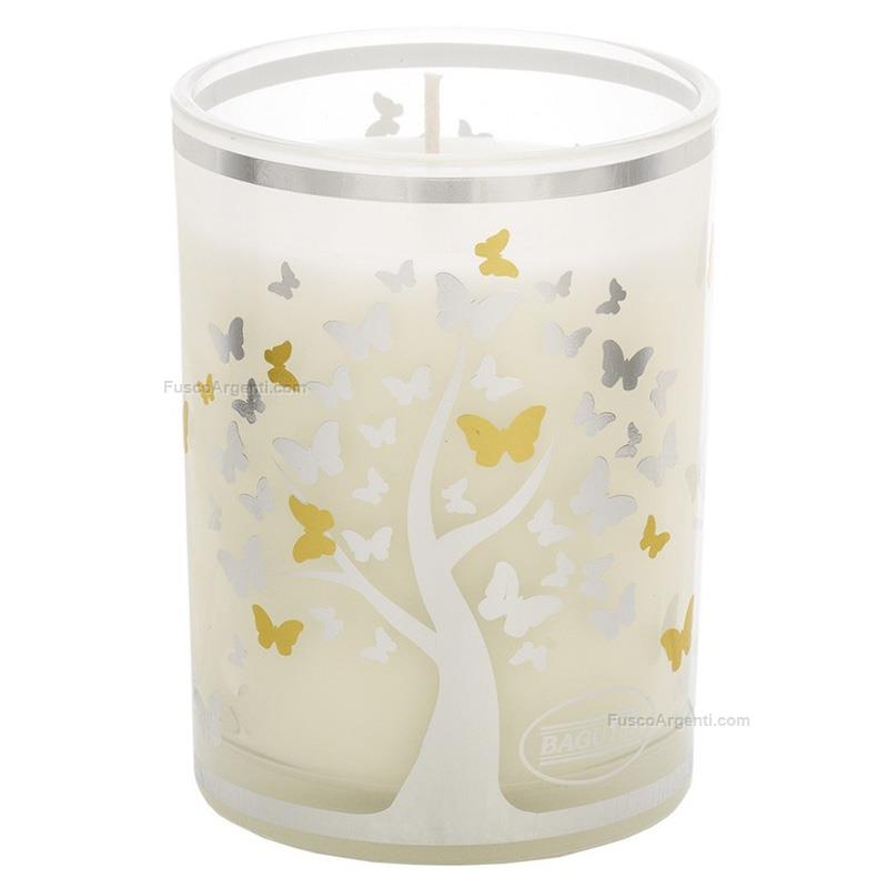 bagutta glass with scented candle