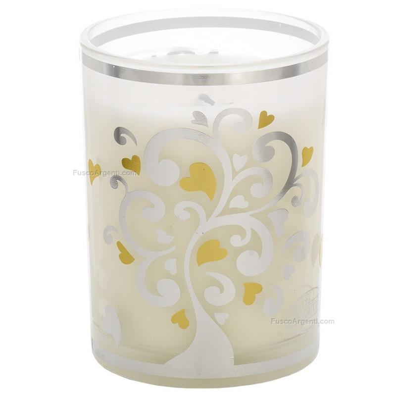 bagutta glass with scented candle