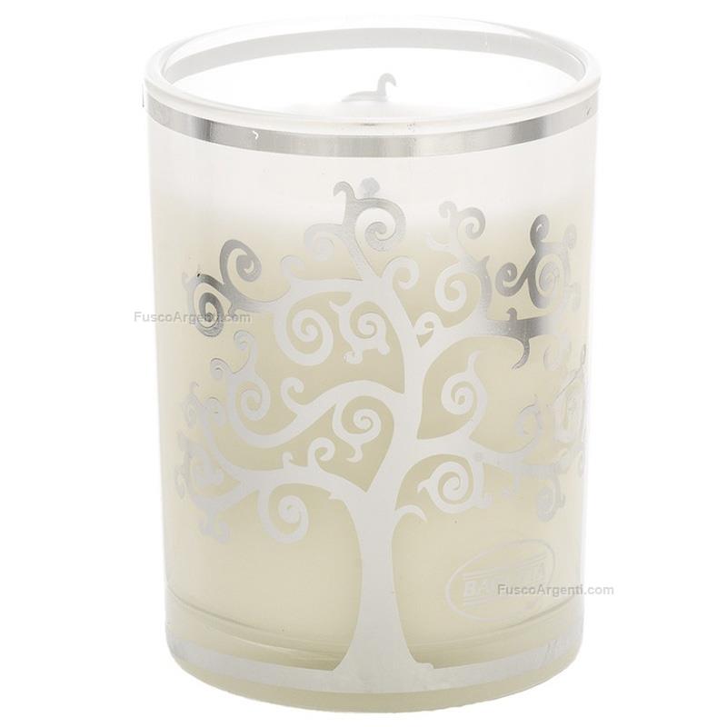 bagutta glass with scented candle