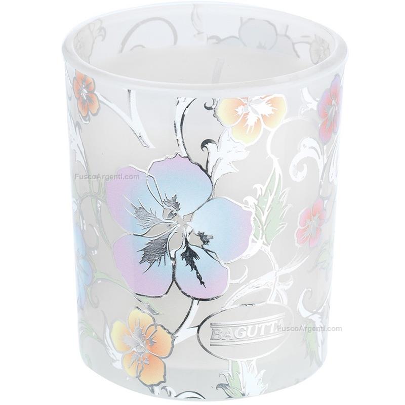 bagutta glass with scented candle