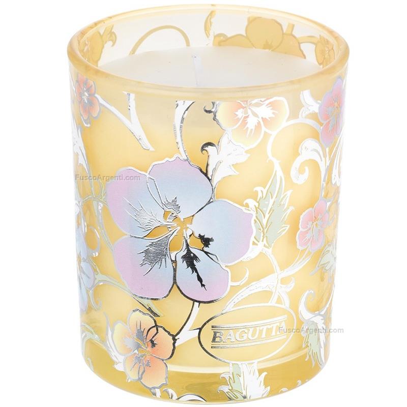 bagutta glass with scented candle